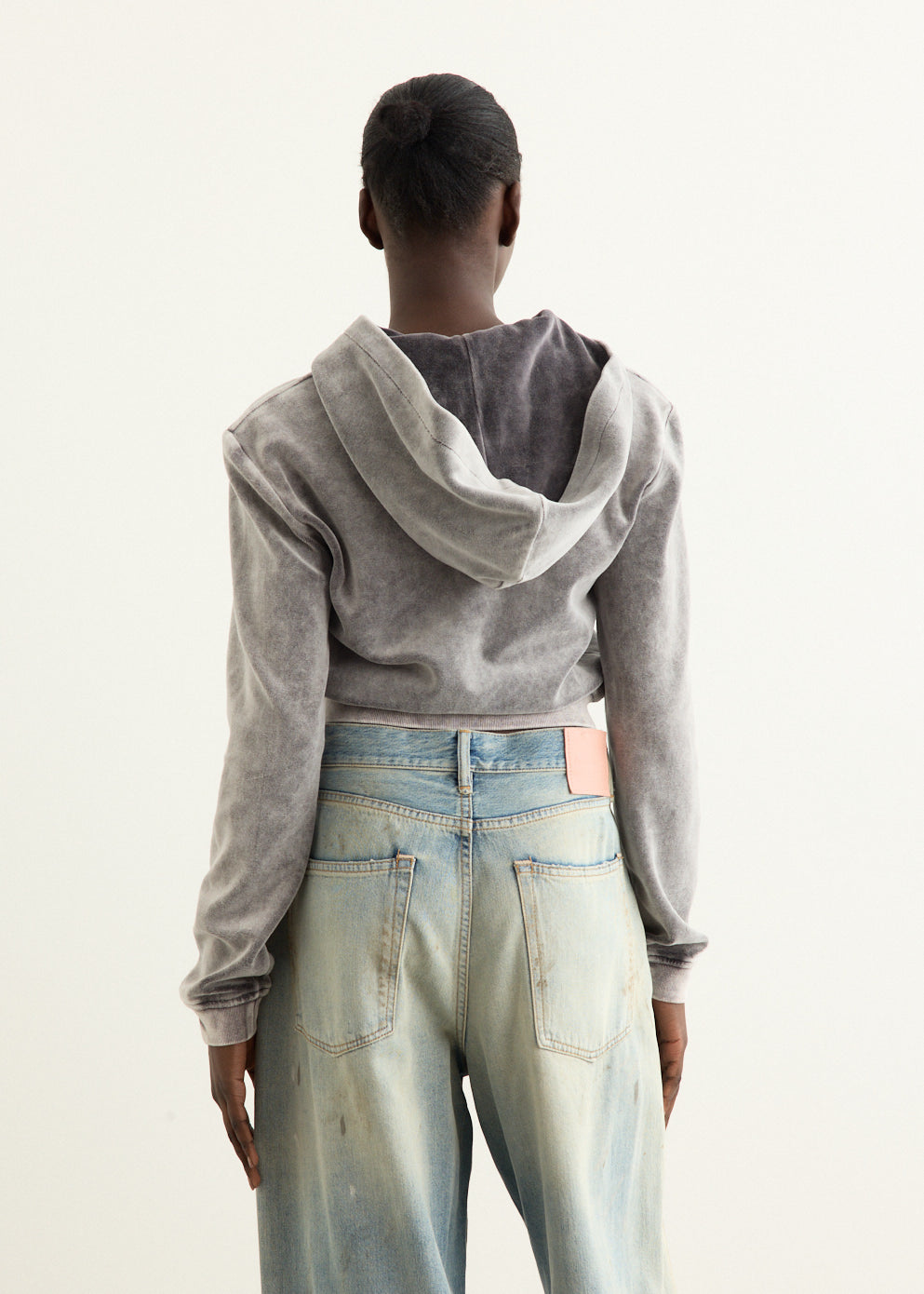 Shrunken Zip-Up Hoodie
