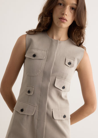 Utility Vest Mini Dress