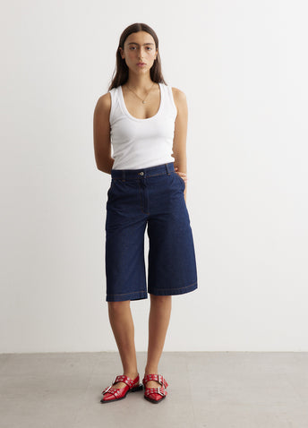 Workwear Denim Bermuda Shorts