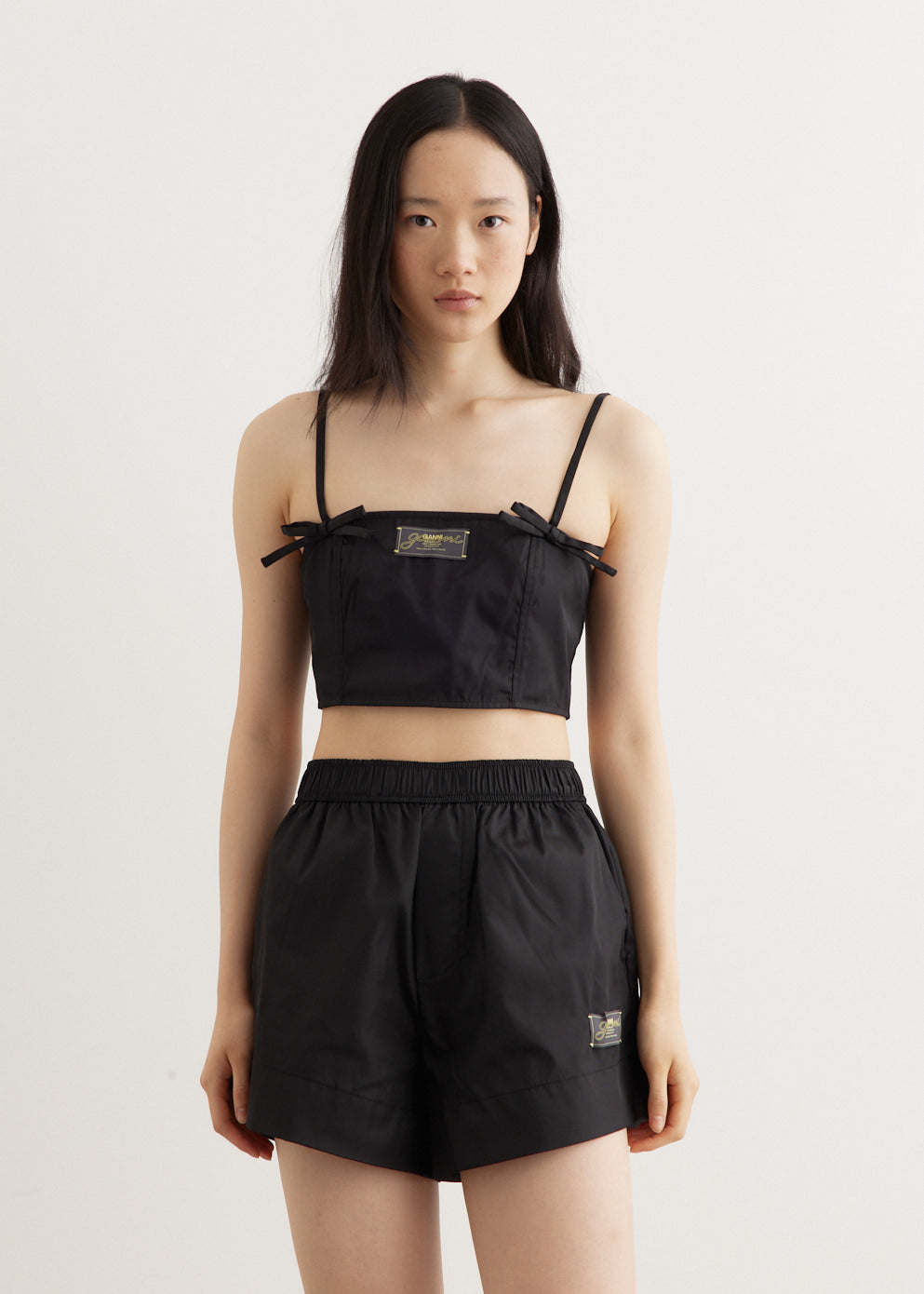 Ganni - Duchesse Nylon Strap Top - Tops,Specials : American Fashion Style Bags On Sale Ganni - Duchesse Nylon Strap Top - Tops,Specials : American Fashion Style Bags On Sale