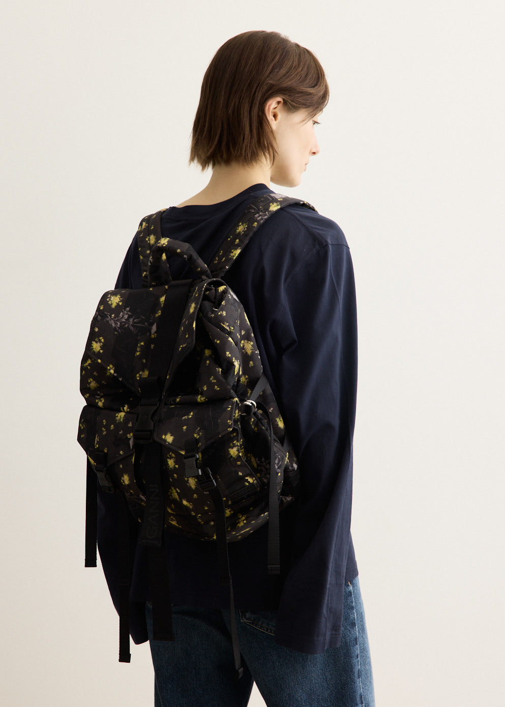 Re-Tech Printed Nylon Backpack