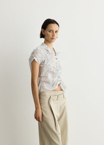 Wrinkle Half Sleeve Shirt