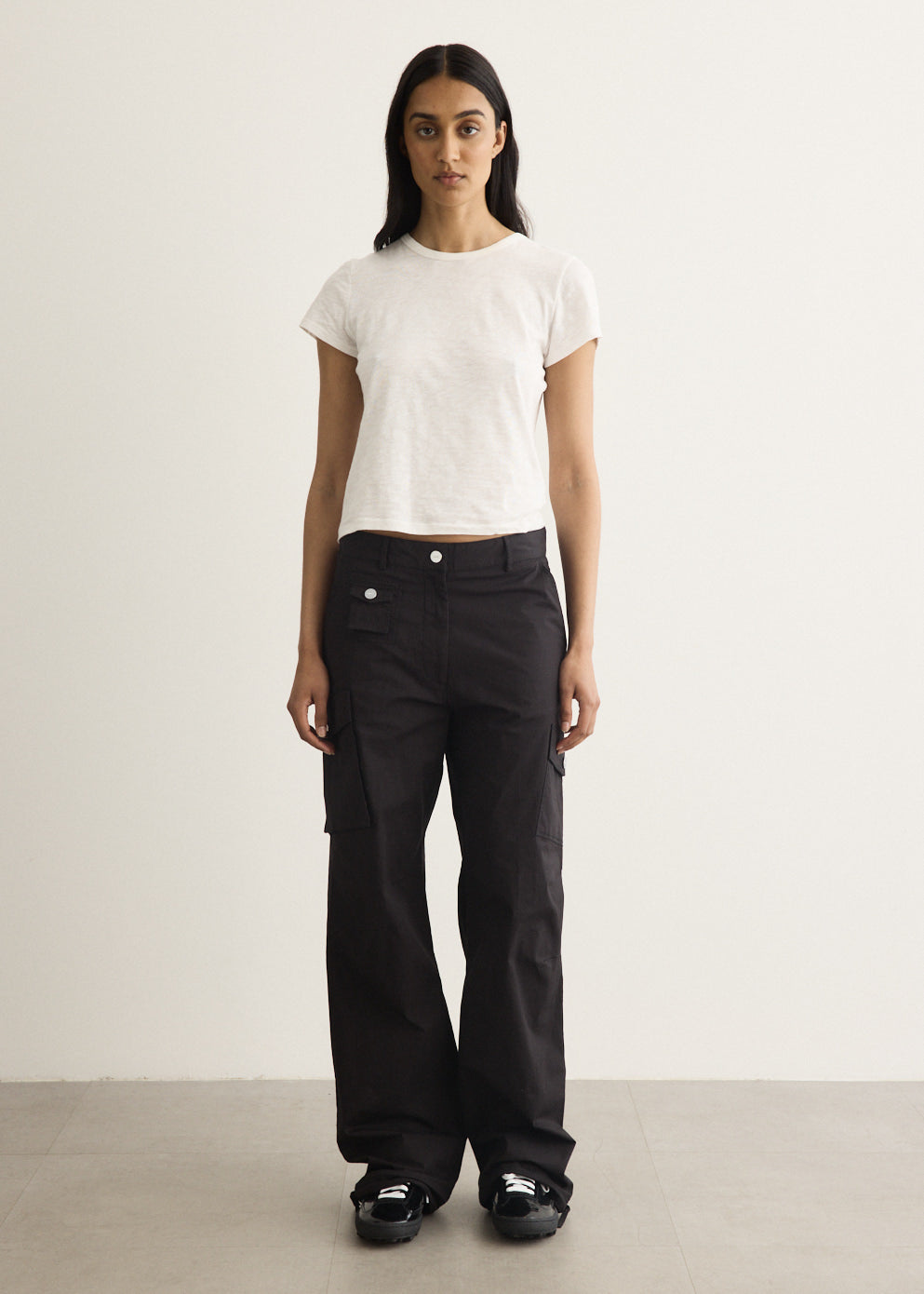 Stretch Cotton Pocket Cargo Pants
