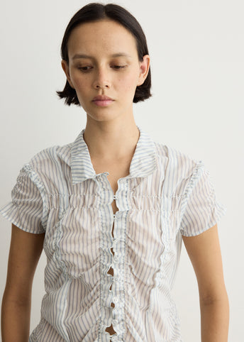 Wrinkle Half Sleeve Shirt