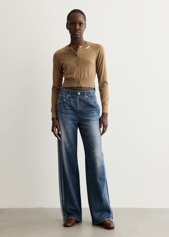 rb Miramar Terry Wide-Leg Track Pants