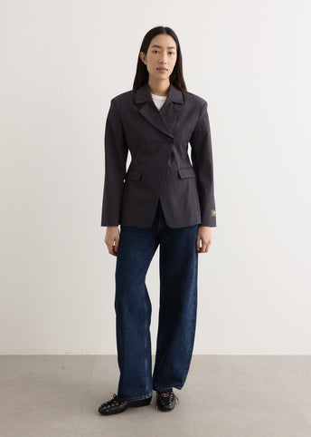 Stretch Stripe Blazer
