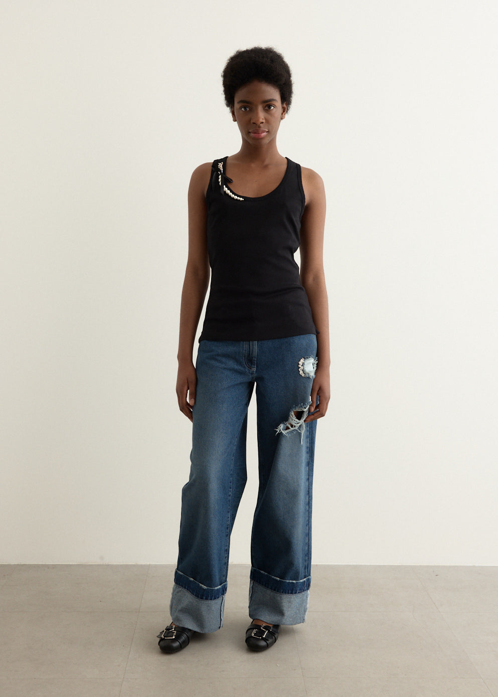 Pearl Chain Tank Top