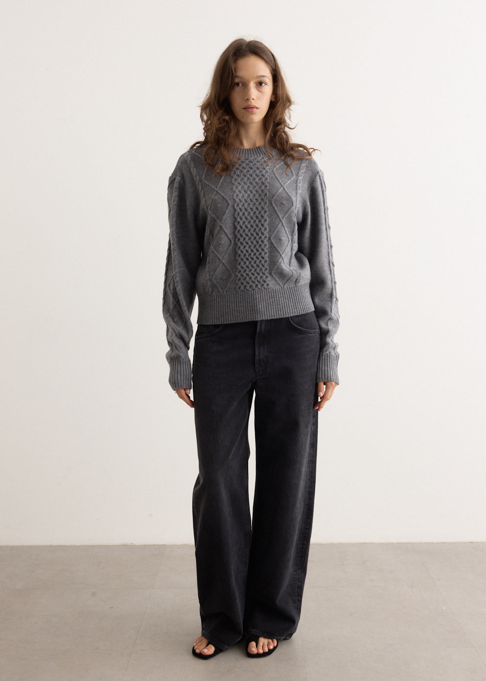 Classic Cable Knit Sweater