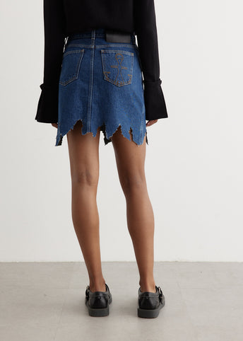 Lasercut Mini Skirt