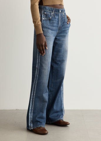 rb Miramar Terry Wide-Leg Track Pants