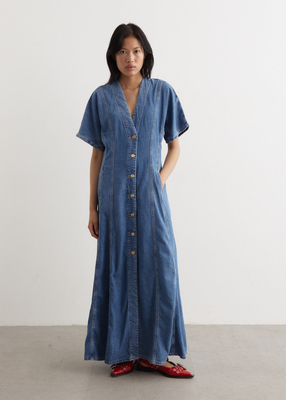 Future Denim Maxi Dress