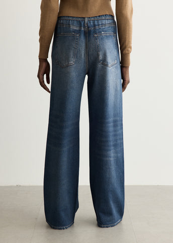 rb Miramar Terry Wide-Leg Track Pants