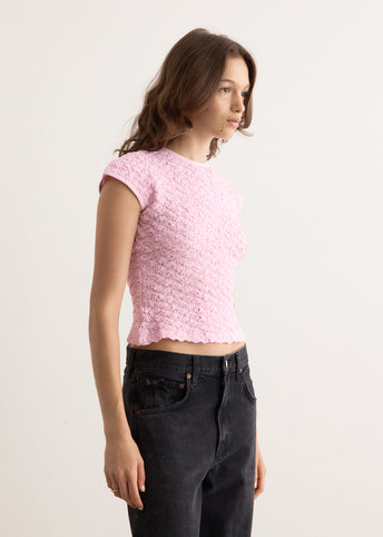Shirred Cotton Top
