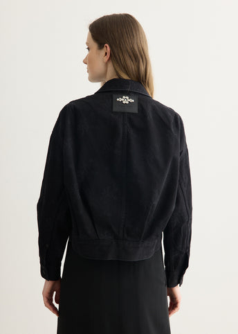 Cropped Utility Pocket Workwear Jacket