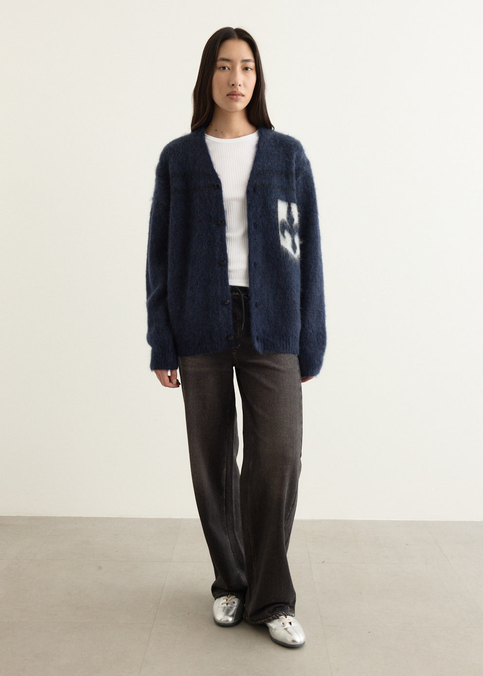 Emblem Mohair Cardigan