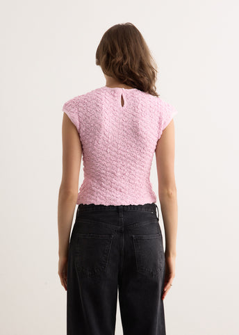 Shirred Cotton Top
