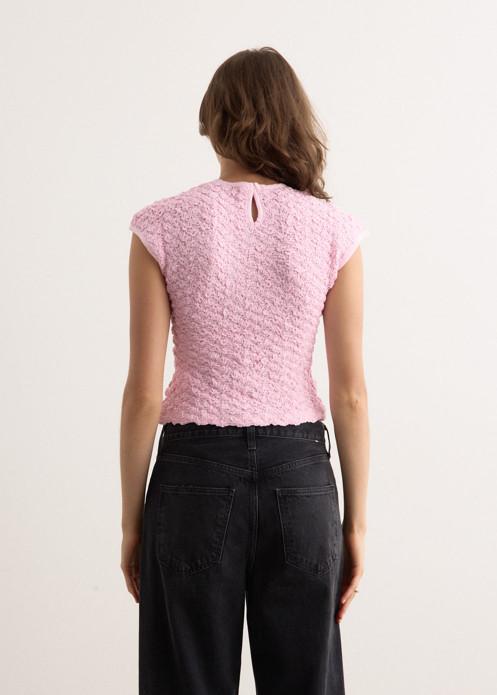 Shirred Cotton Top