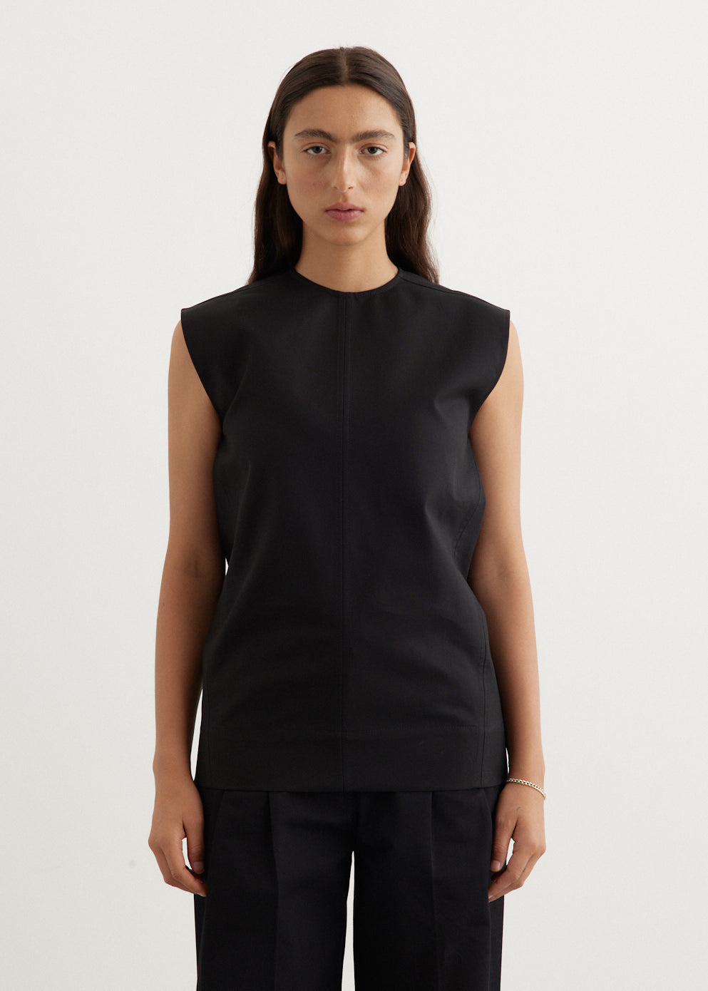 Toteme - Sleeveless Twisted-Seam Top - Tops,Specials : American Fashion Style Bags On Sale Toteme - Sleeveless Twisted-Seam Top - Tops,Specials : American Fashion Style Bags On Sale