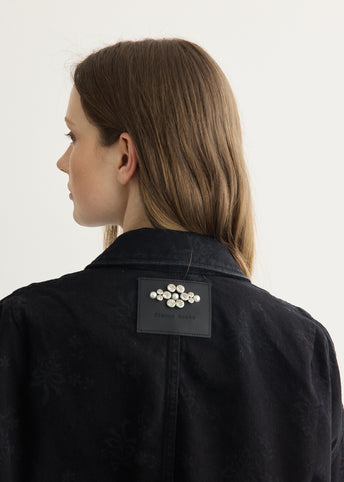 Cropped Utility Pocket Workwear Jacket