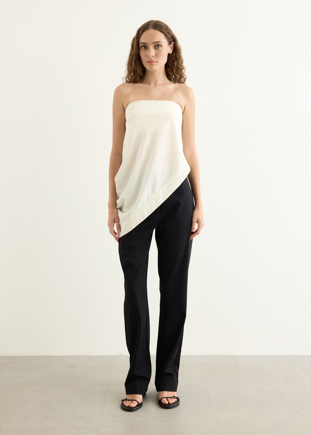 Cloud Asymm Drape Top