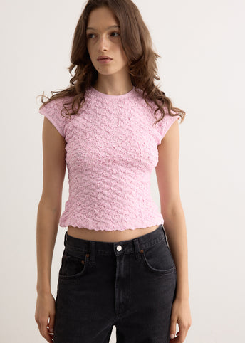 Shirred Cotton Top