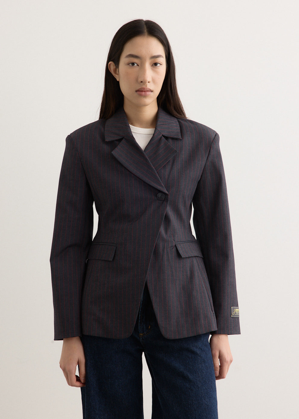 Stretch Stripe Blazer