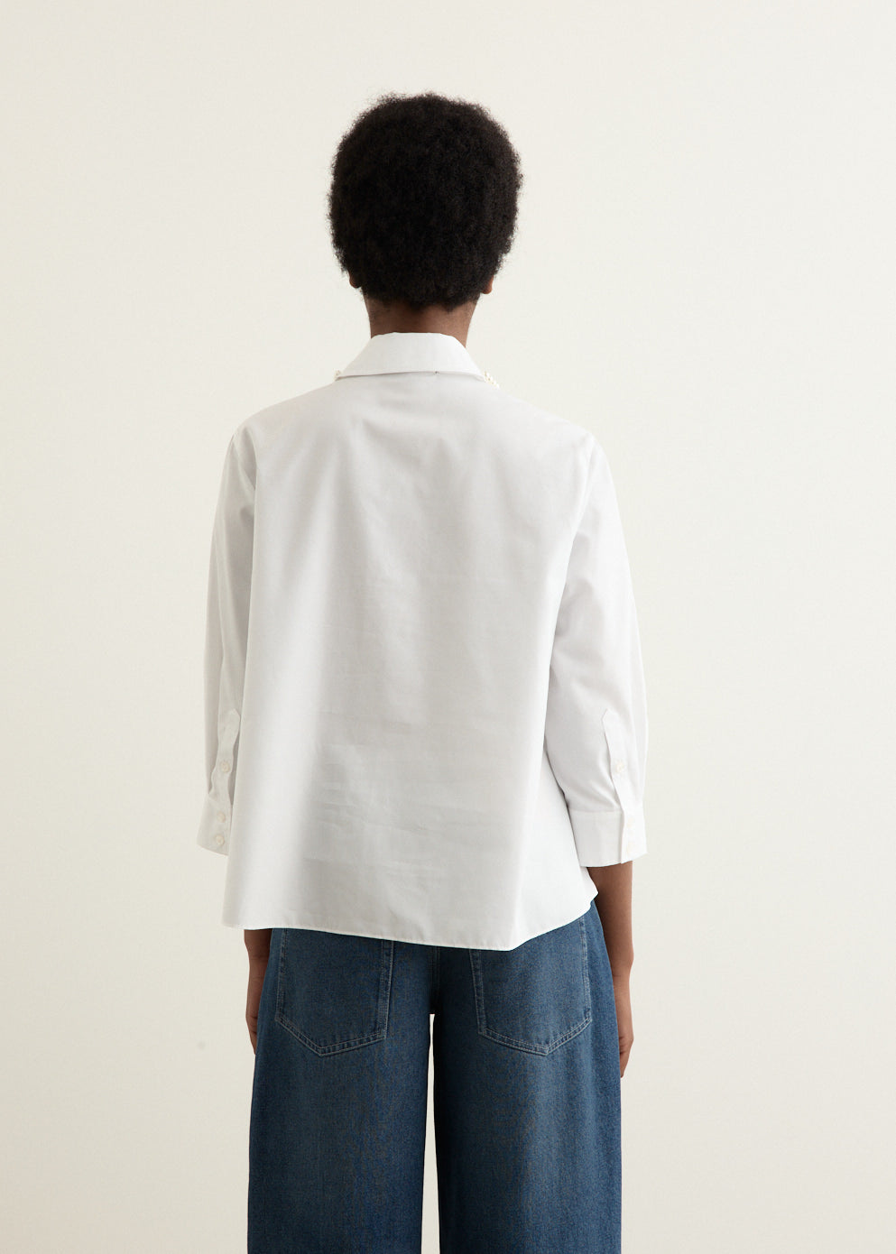 Cropped Masculine Shirt