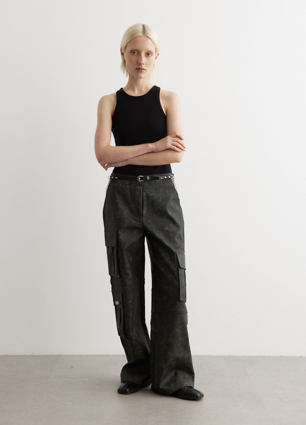 Belted Cargo Pants