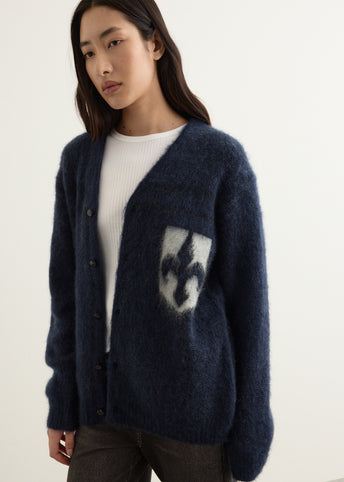 Emblem Mohair Cardigan