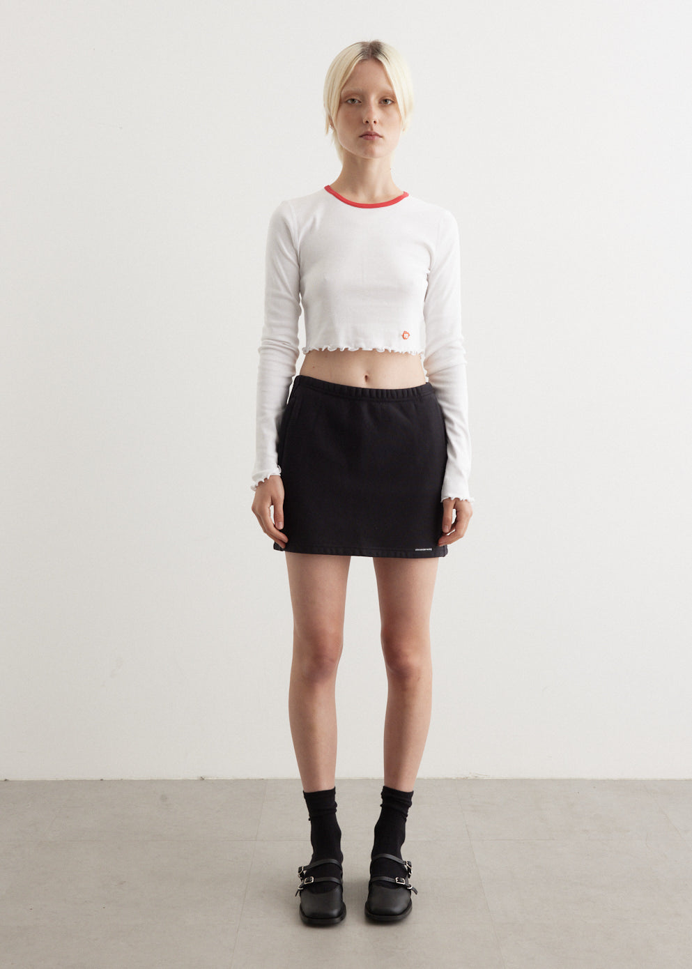 Alexander Wang - Mini Faded Logo Skirt - Skirt,Specials : American Fashion Style Bags On Sale Alexander Wang - Mini Faded Logo Skirt - Skirt,Specials : American Fashion Style Bags On Sale