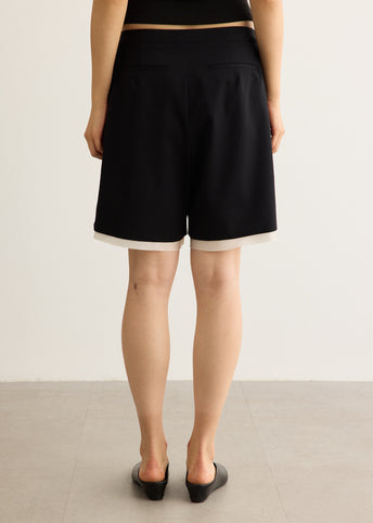 Layered Bermuda Shorts