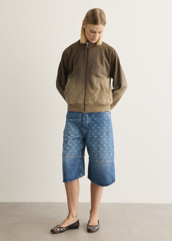 Moon Laser Denim Bermudas