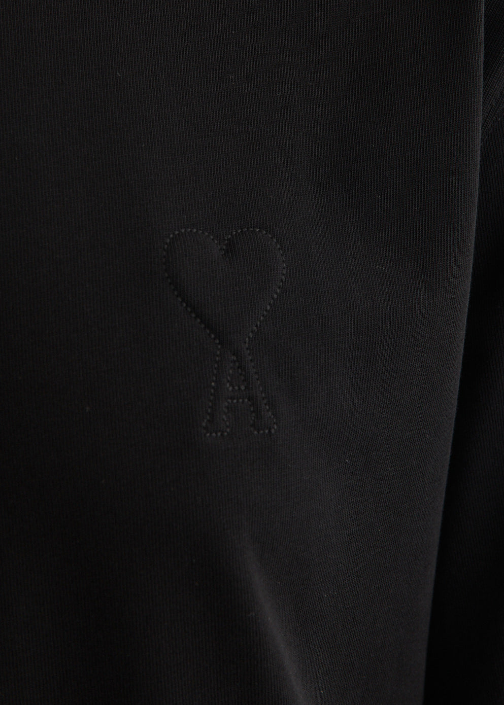 Tonal Embossed Big Ami T-Shirt