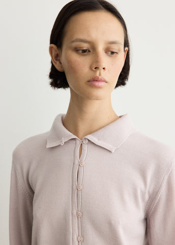 High Neck Knit Cardigan