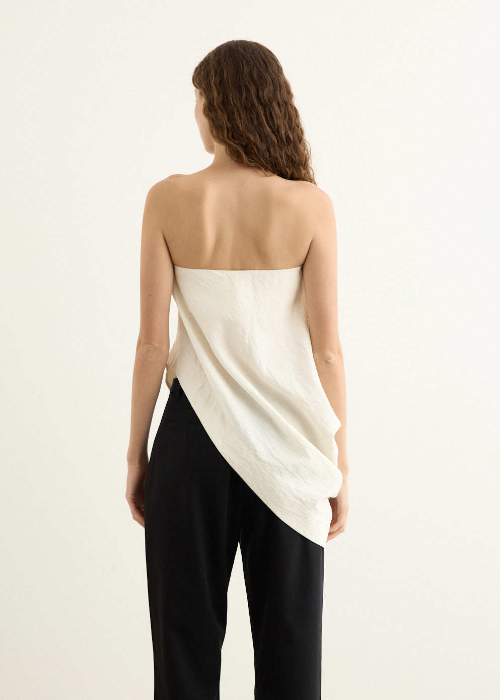 Cloud Asymm Drape Top