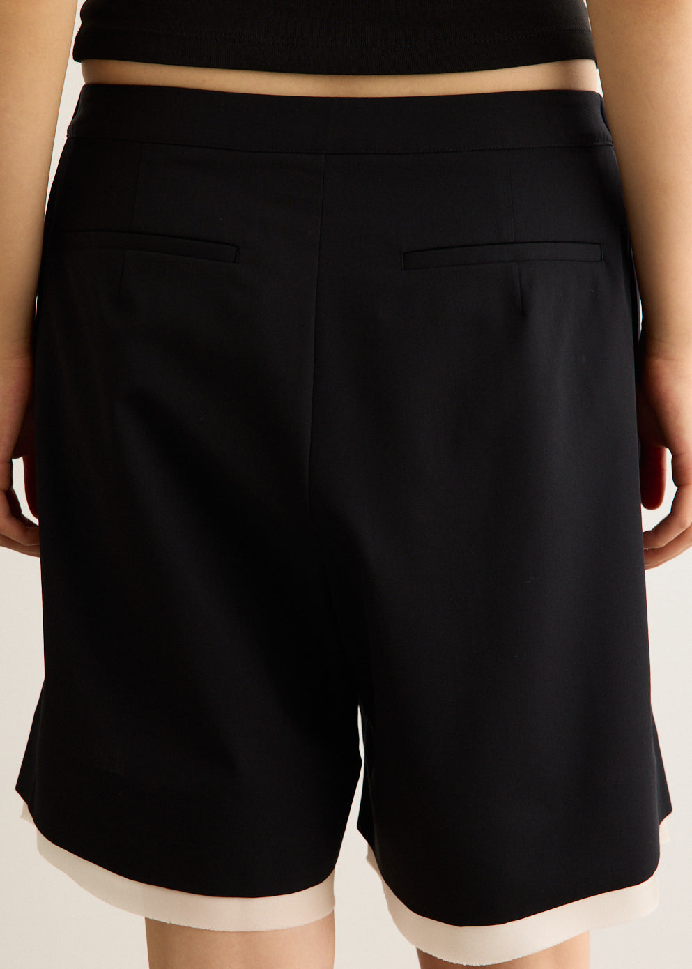 Layered Bermuda Shorts