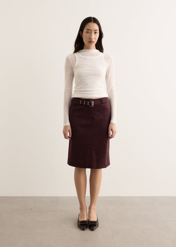 Imposter Suede Skirt