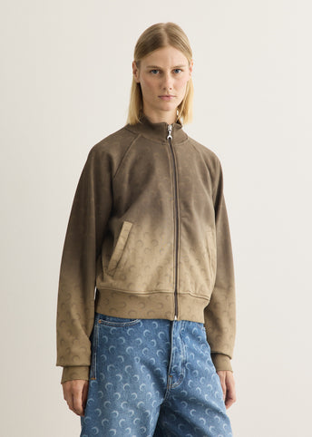 Faded Moon Zipped Sweater