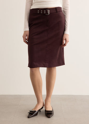 Imposter Suede Skirt
