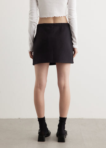 Mini Faded Logo Skirt