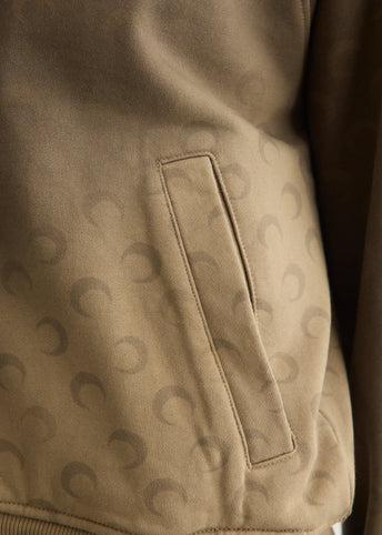 Faded Moon Zipped Sweater