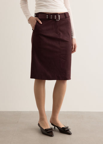Imposter Suede Skirt