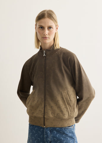 Faded Moon Zipped Sweater