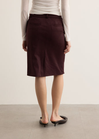 Imposter Suede Skirt