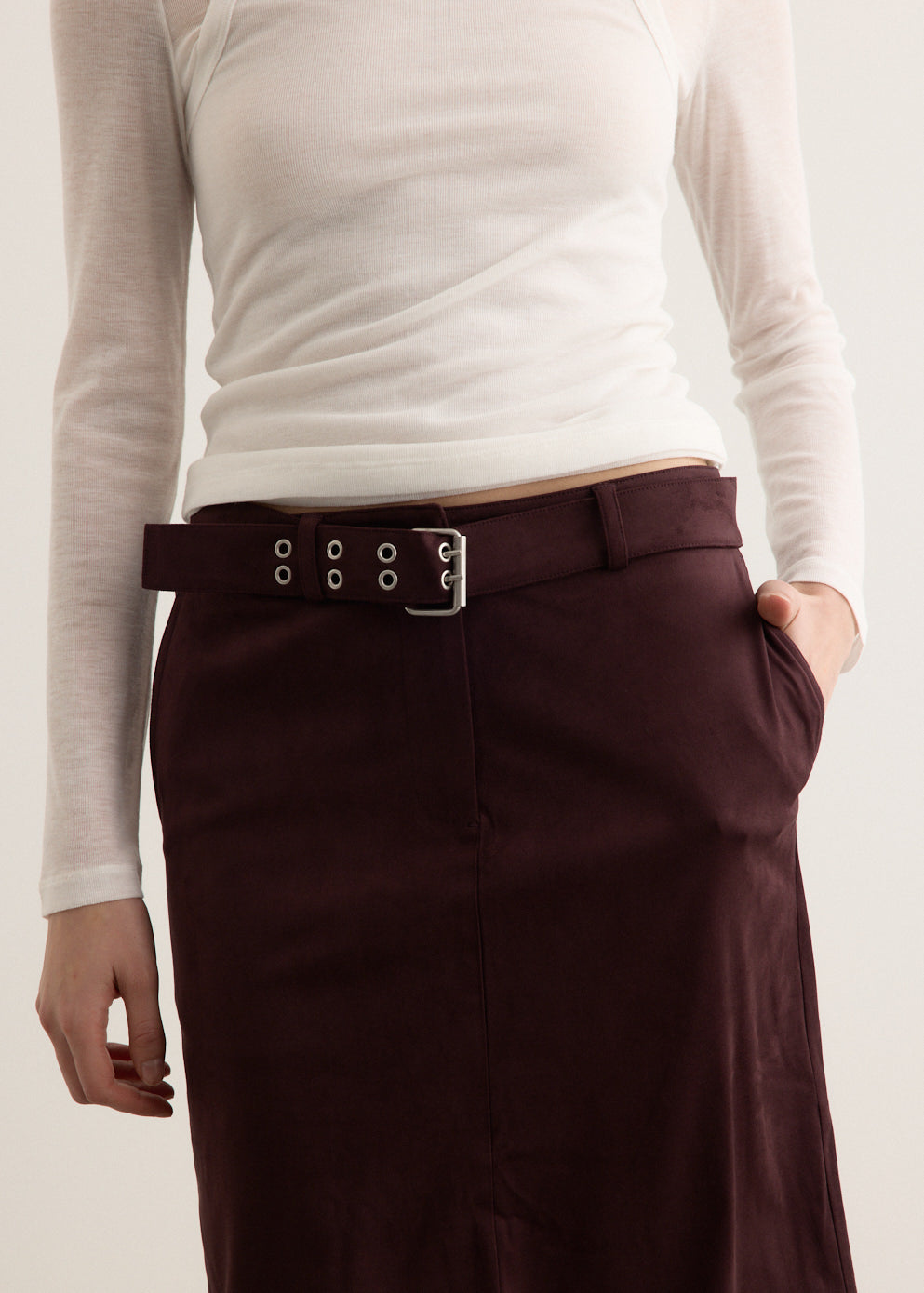 Imposter Suede Skirt