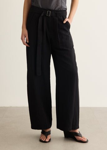 Incu Exclusive Wide-Fit Belted Pants