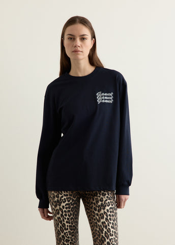 Dark Blue GANNI Sweatshirt