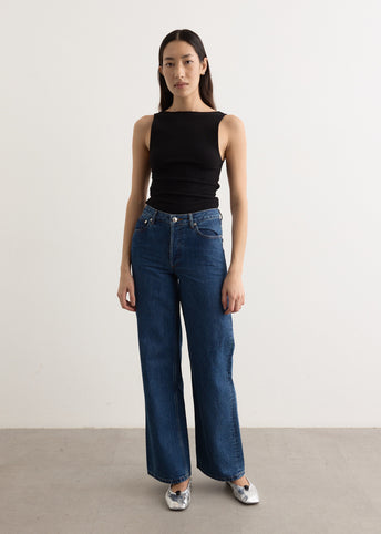 Rib Bateau Cut Out Top