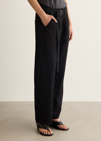 Incu Exclusive Wide-Fit Belted Pants