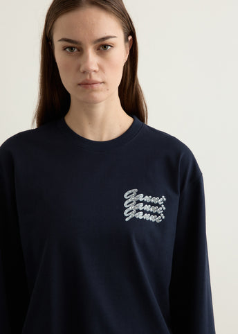 Dark Blue GANNI Sweatshirt